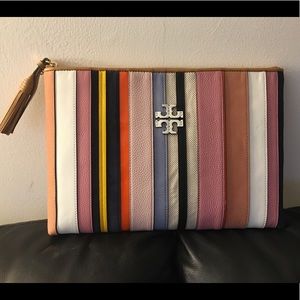 💲3️⃣7️⃣5️⃣‼️NWT‼️Tory Burch Web Pouch / Clutch‼️